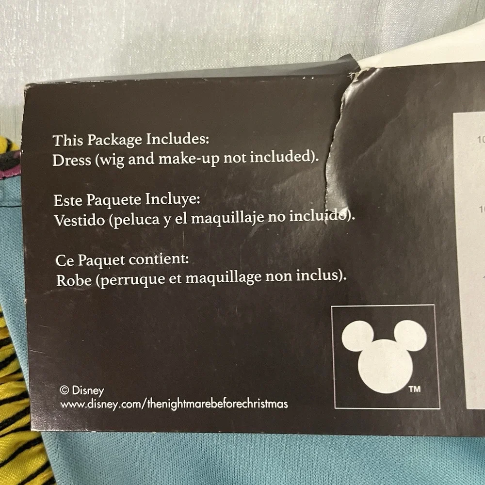 The Nightmare Before Christmas Sally Deluxe Child Costume Dress Sz 7-8 NWT